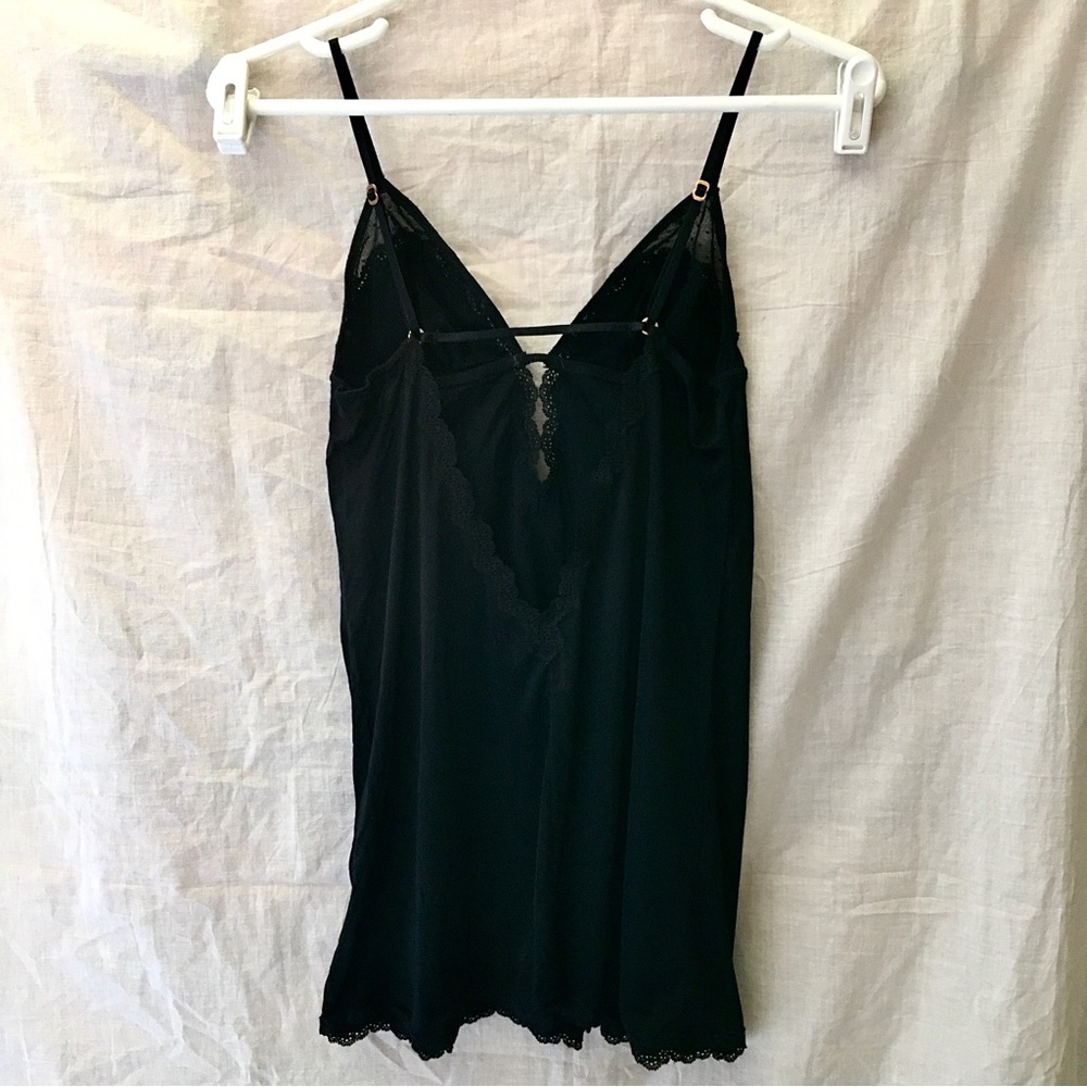 Victoria’s Secret - Very Sexy Babydoll Lace Trim Satin Slip NWOT (M) - Picture 2 of 13